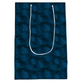 Sac Cadeau Moyen Bleu et blanc étoile céleste (Dos)