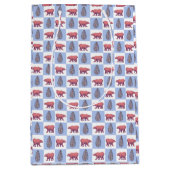 Sac Cadeau Moyen Bloquer l'impression des opiacés et des ours polai (Devant)