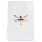 Sac Cadeau Moyen Blue Dragonfly Baby Shower (Devant)