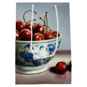 Sac Cadeau Moyen Blue Porcelain & Cherries (Dos)