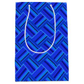 Sac Cadeau Moyen Blue stripes (Devant)