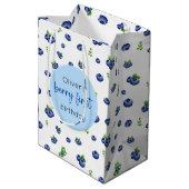 Sac Cadeau Moyen Blueberry 1er anniversaire Berry First (Dos Angle)