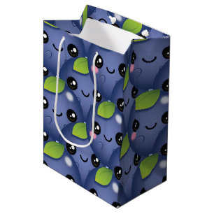 Sac Cadeau Moyen Blueberry de Kawaii