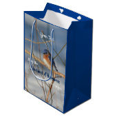 Sac Cadeau Moyen Bluebird Of Happiness Inspiration (Devant Angle)