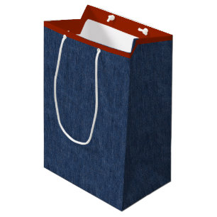 Sac Cadeau Moyen Blues-jean légendaires