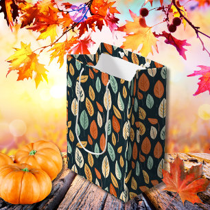 Sac Cadeau Moyen Boho Bliss Fall Leaves