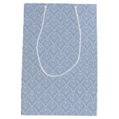 Sac Cadeau Moyen Boho Blue Delicate Shells (Dos)