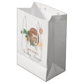 Sac Cadeau Moyen Boho Cosy Teddy Bear Sleep Baby shower (Devant Angle)