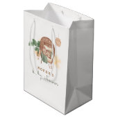 Sac Cadeau Moyen Boho Cosy Teddy Bear Sleep Baby shower (Dos Angle)