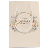 Sac Cadeau Moyen Boho Fleurs sauvages (Devant)