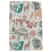 Sac Cadeau Moyen Boho Jungle Safari (Devant)