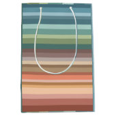 Sac Cadeau Moyen Boho Modern Chic Stripes (Devant)