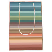 Sac Cadeau Moyen Boho Modern Chic Stripes (Dos)