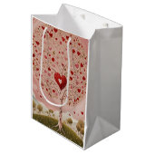 Sac Cadeau Moyen Bois (Devant Angle)