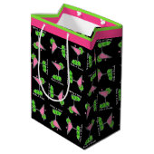 Sac Cadeau Moyen Boisson Cocktail Rose Cosmo Dinks & Drinks de Pick (Dos Angle)