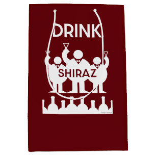 Sac Cadeau Moyen Boissons de vins de Shiraz