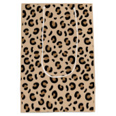 Sac Cadeau Moyen Bold Tiger Stripe Pattern – Animal Print Design (Dos)