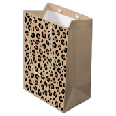 Sac Cadeau Moyen Bold Tiger Stripe Pattern – Animal Print Design (Dos Angle)