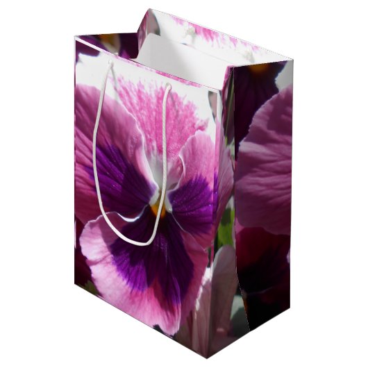 Sac Cadeau Moyen Bonheur (Devant Angle)