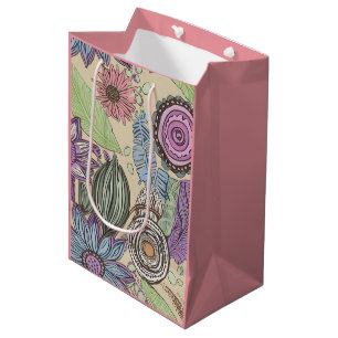 Sac Cadeau Moyen Bonheur Botanique