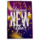 Sac Cadeau Moyen Bonne année (Devant)