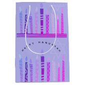 Sac Cadeau Moyen Bonne Hanoukka (Devant)