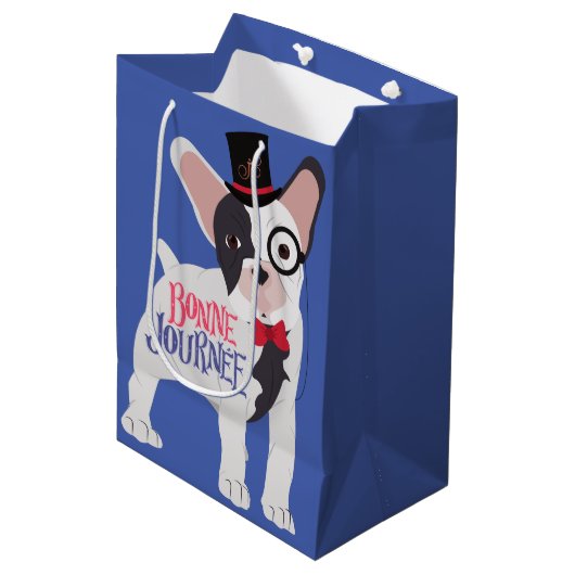 Sac Cadeau Moyen Bonne Journée   (Devant Angle)