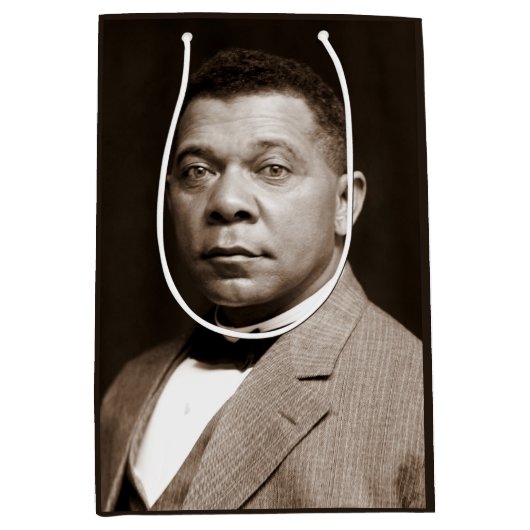 Sac Cadeau Moyen Booker Washington : African American Educator (Devant)