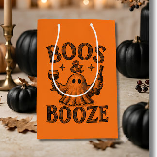 Sac Cadeau Moyen Boos & Booze Vintage Ghost 