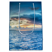 Sac Cadeau Moyen Bora Bora Ocean View Photographie (Dos)