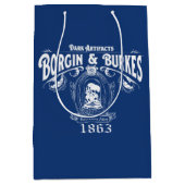 Sac Cadeau Moyen BORGIN & BURKES™ Artefacts foncés Magasin graphiqu (Devant)