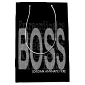 Sac Cadeau Moyen Boss Extraordinaire CUSTOM (Devant)