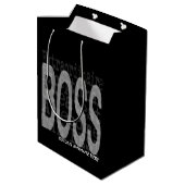 Sac Cadeau Moyen Boss Extraordinaire CUSTOM (Dos Angle)