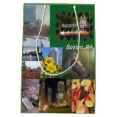 Sac Cadeau Moyen Boston, Massachusetts (Dos)