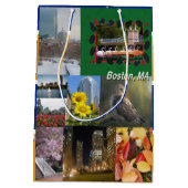 Sac Cadeau Moyen Boston, Massachusetts (Dos)