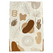 Sac Cadeau Moyen Botanical Line Art Paper Bag (Dos)