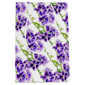 Sac Cadeau Moyen Botanique Duranta Skyflower violette art (Devant)