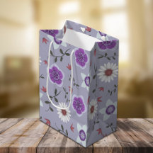 Botanique violet Fleur sauvage moderne