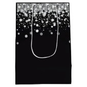 Sac Cadeau Moyen Bottes roses et Bling Bachelorette (Dos)