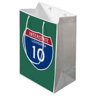 Sac Cadeau Moyen Bouclier d'autoroute nationale de la LA I-10 de la