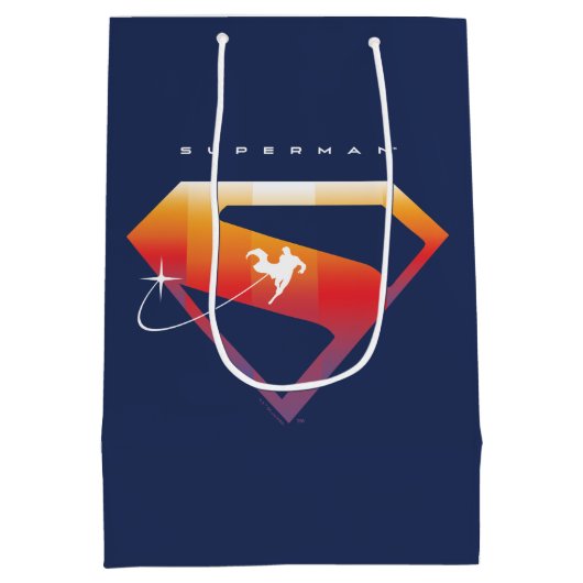 Sac Cadeau Moyen Bouclier Superman de Sunset Soar (Dos)