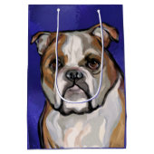 Sac Cadeau Moyen Bouledogue (Dos)