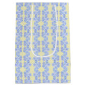 Sac Cadeau Moyen Bouquets bleus (Dos)