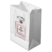 Sac Cadeau Moyen Bouteille de N5 vendredi Paris Parfume (Devant Angle)
