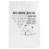 Sac Cadeau Moyen Bowling (Devant)