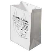 Sac Cadeau Moyen Bowling (Devant Angle)