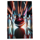 Sac Cadeau Moyen Bowling bal Anniversaire (Devant)