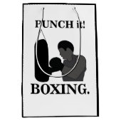 Sac Cadeau Moyen Boxing Sport Punch It Boxing (Devant)