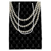 Sac Cadeau Moyen BRIDE Parisienne Thème Bridesmaid Douche Party (Dos)