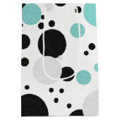 Sac Cadeau Moyen BRIDE Polka Dot Wedding shower Sprinkle Party (Dos)